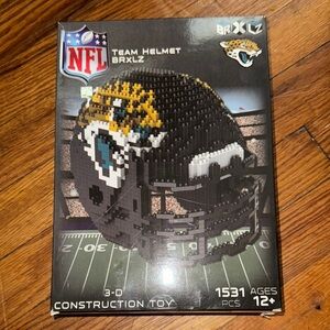 NIB! BRXLE Jacksonville Jaguars 3D Team Helmet Construction Toy